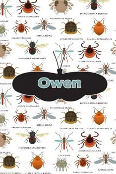 Owen: Bug Insect Draw and Write Journal Notebook 120 Pages 6"x9"