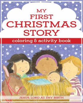 Paperback My First Christmas Story Coloring and Activity Book