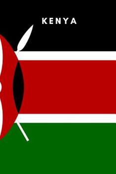Paperback Kenya: Country Flag A5 Notebook to write in with 120 pages Book