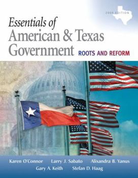 Paperback Essentials of American & Texas Government: Roots and Reform Book