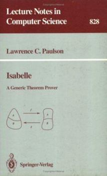 Paperback Isabelle: A Generic Theorem Prover Book