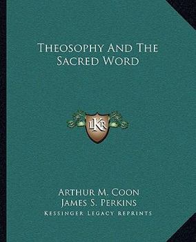 Paperback Theosophy And The Sacred Word Book