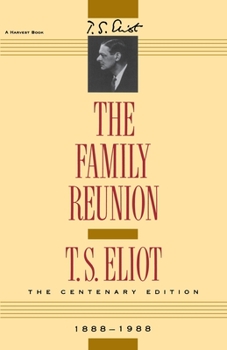 Paperback The Family Reunion: Verse Drama Book