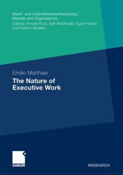 Paperback The Nature of Executive Work Book