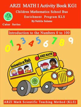 ARZI MATH I Activity Book KG1: Children Mathematics School Bus