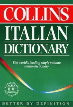 Hardcover Collins English-Italian, Italian-English Dictionary Book