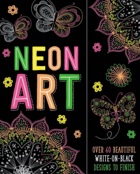 Paperback Art Book Neon Art Book
