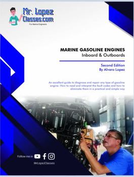 Hardcover-spiral Marine Gasoline Engines Book - Inboard & Outboard Book