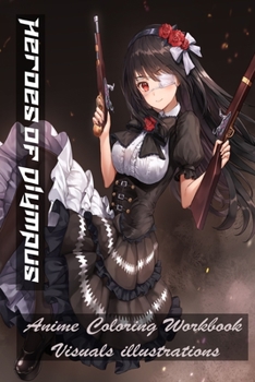 Paperback Heroes of Olympus - Anime Coloring Workbook - Visuals illustrations Book