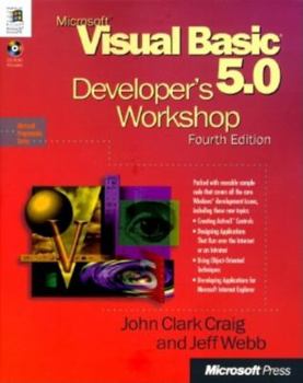 Paperback Microsoft Visual Basic 5.0 Developers Workshop Book