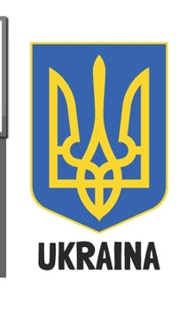 Ukraina: Handy journal notebook diary with blank lined paper to write in (Europa)