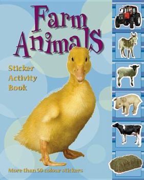 Paperback Lift Stick & Learn Farm Animals [With Stickers] Book