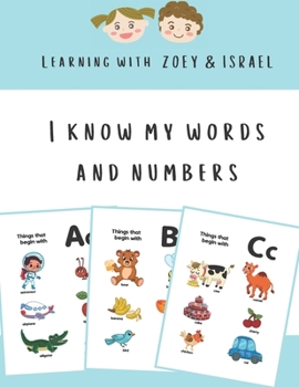 Paperback I Know my Words and Numbers Book