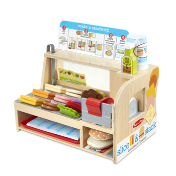 Toy Slice & Stack Sandwich Counter Book