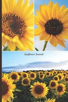 Paperback Sunflower Journal: Blank Journal with Lined Pages Book