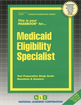 Spiral-bound Medicaid Eligibility Specialist: Passbooks Study Guide Book