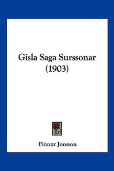 Paperback Gisla Saga Surssonar (1903) [German] Book