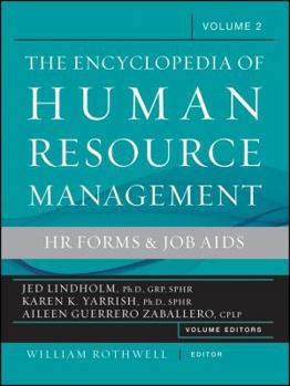 Hardcover The Encyclopedia of Human Resource Management, Volume 2: HR Forms and Job AIDS Book