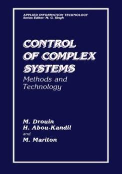 Hardcover Control of Complex Systems: Methods and Technology Book