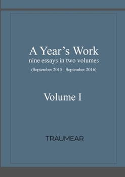 Paperback A Year's Work Volume I Book