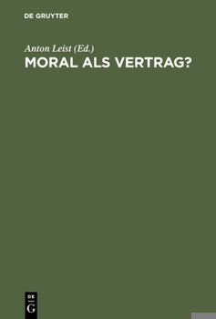 Hardcover Moral als Vertrag? [German] Book