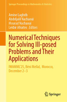 Hardcover Numerical Techniques for Solving Ill-Posed Problems and Their Applications: Iwamml'25, Béni Mellal, Morocco, December 2-3 Book