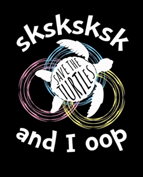 Paperback SKSKSK And I oop Save The Turtles: Hexagon Paper Notebook Hex Grid 0.2 Inch Per Side Small Honeycomb Paper (7.5 x 9.25) Book