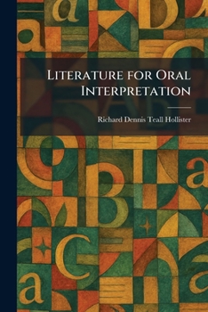 Paperback Literature for Oral Interpretation Book