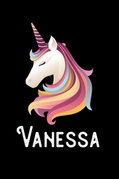 Vanessa: Personalized Custom Name Unicorn Themed Monthly 2020 Planner (Calendar, To Do List, Monthly Budget, Grocery List, Yearly Financial Goals) Gift for Girls and Women