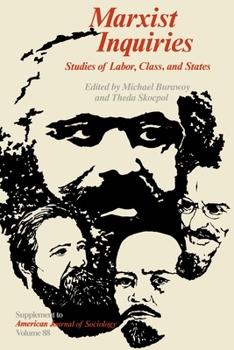 Paperback Marxist Inquiries: Studies of Labor, Class, and States Book