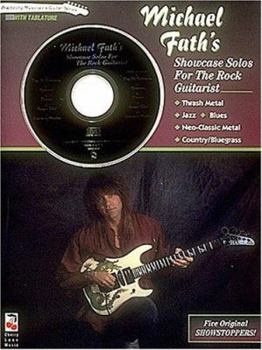 Paperback Michael Fath's Showcase Solos for the Rock Guitarist - Book/CD Pack Book