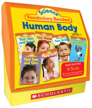 Paperback Science Vocabulary Readers: Human Body: Exciting Nonfiction Books That Build Kids' Vocabularies Book