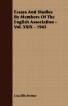Paperback Essays and Studies by Members of the English Association, 1943 Book