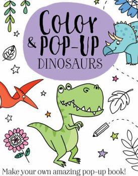 Paperback Color & Pop-up Dinosaurs Book