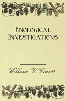 Paperback Enological Investigations Book