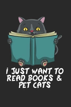 Katze Buch Notizbuch: Katze Lesen Notizbuch für Bücher Liebhaber / Notizheft / Notizblock A5 (6x9in) Dotted Notebook / Punkteraster / 120 gepunktete Seiten (German Edition)