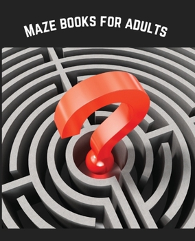 Paperback Maze Books For Adults Book