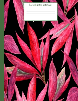 Cornell Notes Notebook: Pretty Cornell Notes Notebook Journal with Pink and Black Design for Class Notes, Meetings, Home School or Creative ... Way to Use Cornell Method Note Taking System