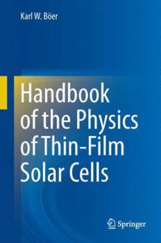 Hardcover Handbook of the Physics of Thin-Film Solar Cells Book