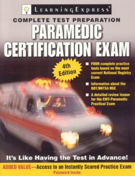 Paperback Paramedic Certification Exam Book