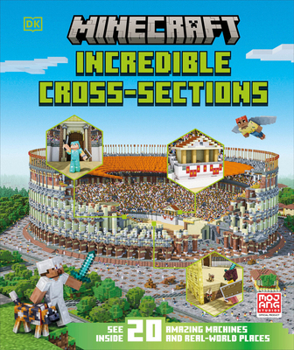 Hardcover Minecraft Incredible Cross-Sections Book