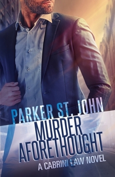 Paperback Murder Aforethought: A Cabrini Law Novel Book