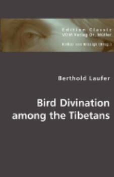 Paperback Bird Divination among the Tibetans Book