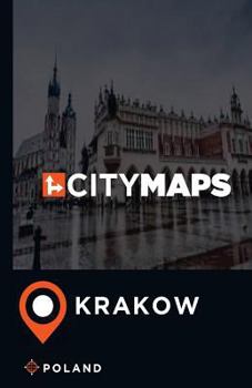 Paperback City Maps Krakow Poland Book