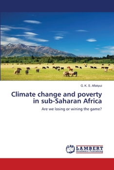 Paperback Climate change and poverty in sub-Saharan Africa Book