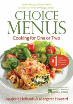 Paperback Choice Menus: Cooking For One Or Two Book