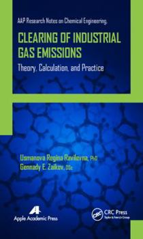 Hardcover Clearing of Industrial Gas Emissions: Theory, Calculation, and Practice Book