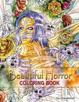 Paperback Beautiful Horror Coloring Book