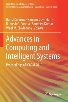Paperback Advances in Computing and Intelligent Systems: Proceedings of Icacm 2019 Book