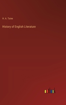 Hardcover History of English Literature Book